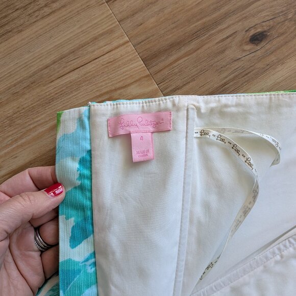 Lilly Pulitzer Tansy Print Strapless Dress, Size 4, EUC - Picture 5 of 7